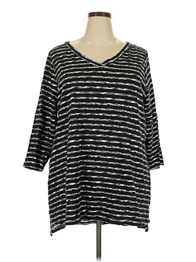 Pre-owned Lane Bryant Casual Dress In Black