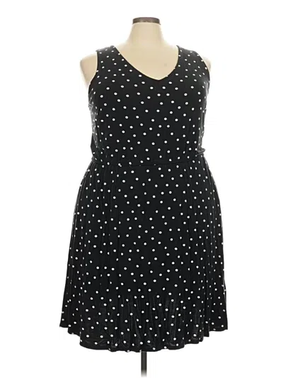 Pre-owned Lane Bryant Casual Dress In Black