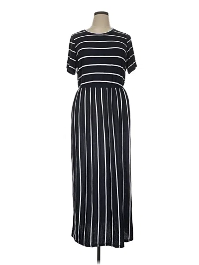 Pre-owned Lane Bryant Casual Dress In Black
