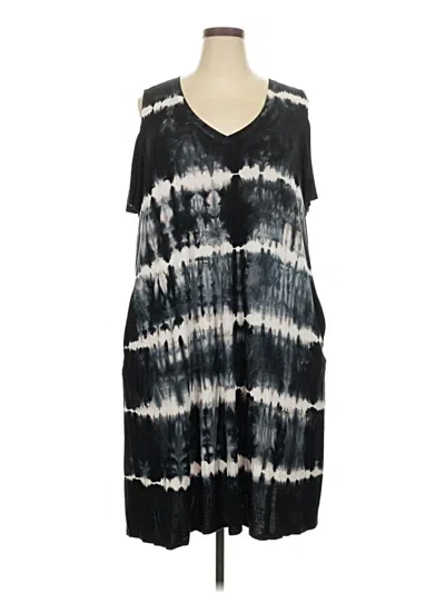 Pre-owned Lane Bryant Casual Dress In Black