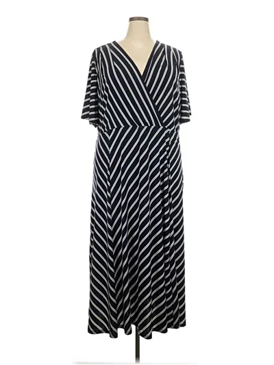 Lane Bryant Casual Dress In Black