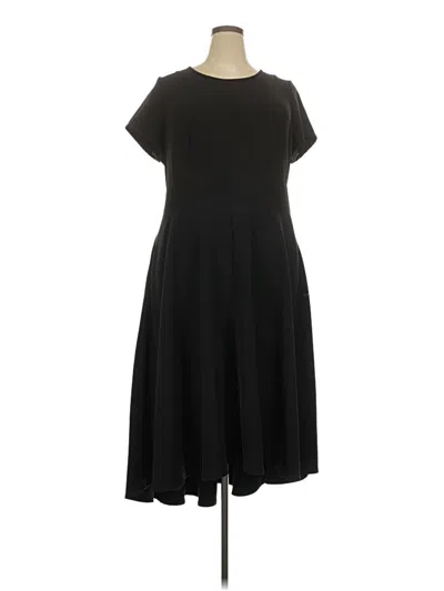 Pre-owned Lane Bryant Casual Dress In Black