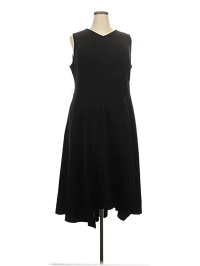 Pre-owned Lane Bryant Casual Dress In Black