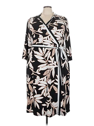 Pre-owned Lane Bryant Casual Dress In Black
