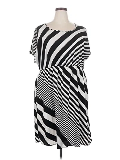 Pre-owned Lane Bryant Casual Dress In Black