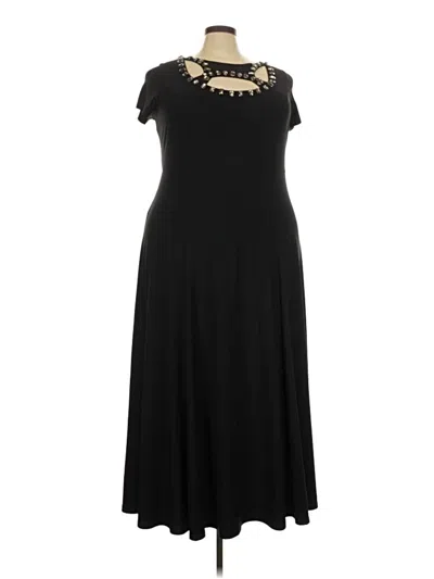 Pre-owned Lane Bryant Casual Dress In Black