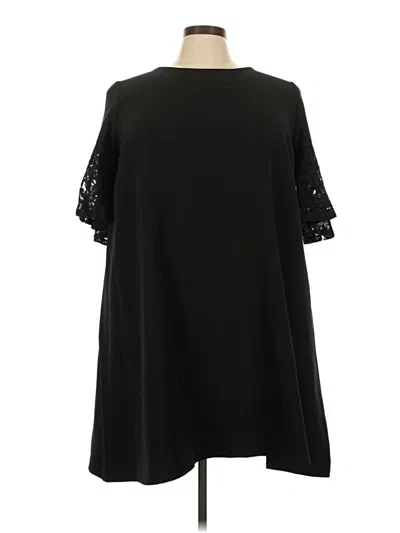 Pre-owned Lane Bryant Casual Dress In Black