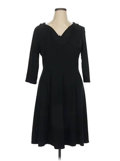 Pre-owned Lane Bryant Casual Dress In Black