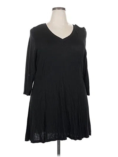 Pre-owned Lane Bryant Casual Dress In Black