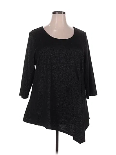Pre-owned Lane Bryant Casual Dress In Black