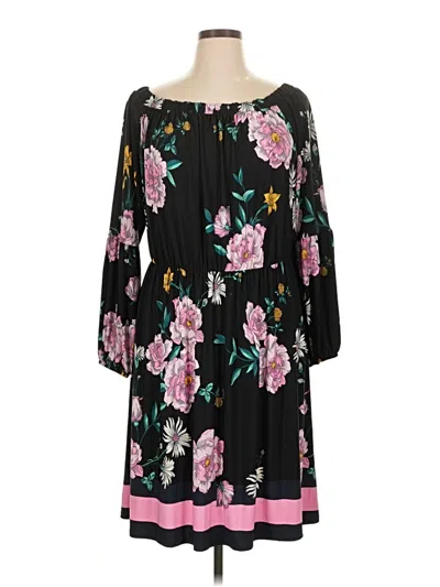 Pre-owned Lane Bryant Casual Dress In Black
