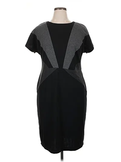 Pre-owned Lane Bryant Casual Dress In Black