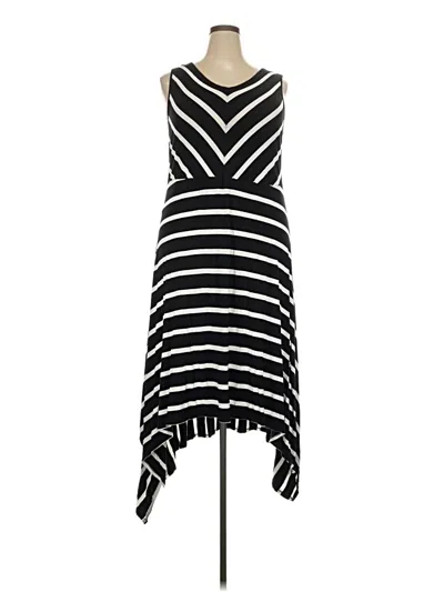Pre-owned Lane Bryant Casual Dress In Black