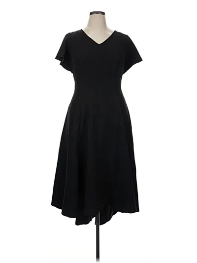 Pre-owned Lane Bryant Casual Dress In Black