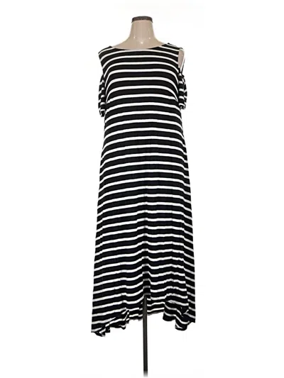 Pre-owned Lane Bryant Casual Dress In Black