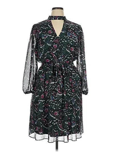Pre-owned Lane Bryant Casual Dress In Black