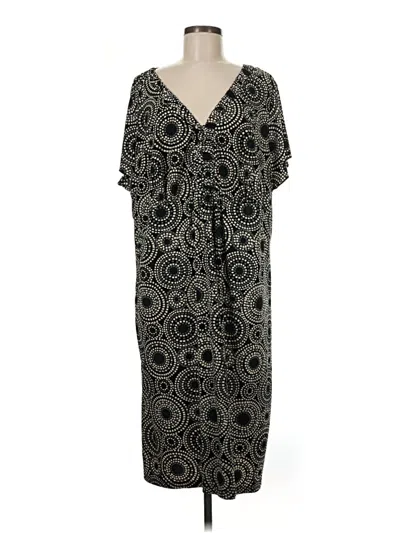 Pre-owned Lane Bryant Casual Dress In Black