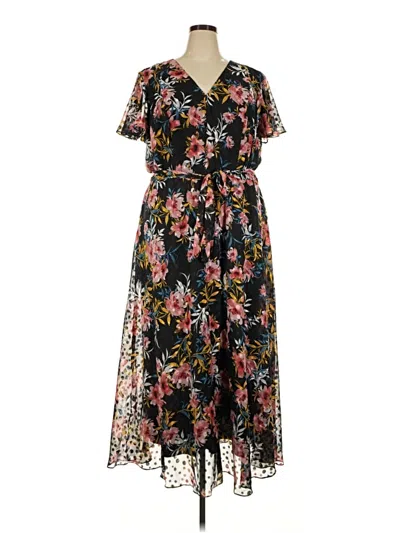 Pre-owned Lane Bryant Casual Dress In Black