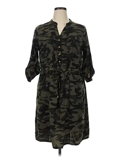 Pre-owned Lane Bryant Casual Dress In Black