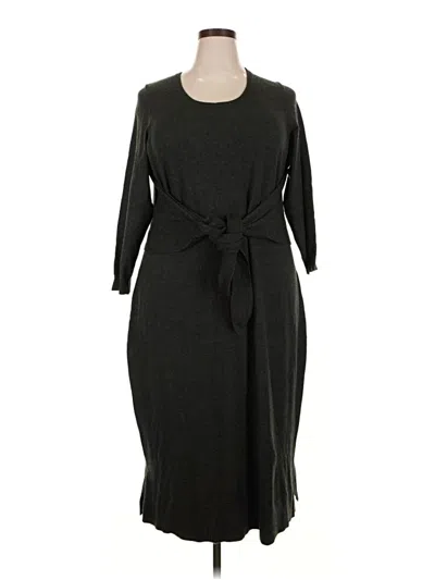 Pre-owned Lane Bryant Casual Dress In Black
