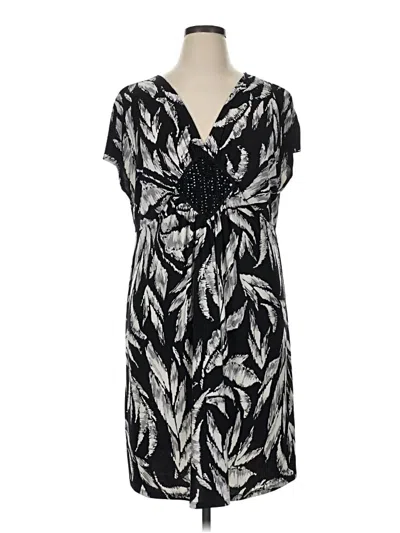 Pre-owned Lane Bryant Casual Dress In Black