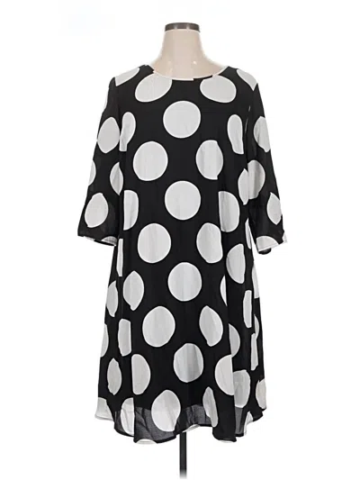Pre-owned Lane Bryant Casual Dress In Black