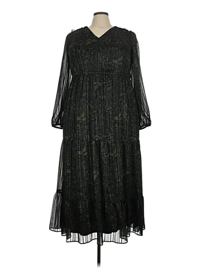 Lane Bryant Casual Dress In Brown