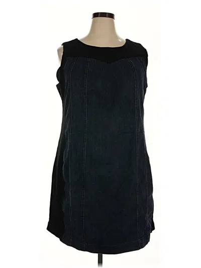 Pre-owned Lane Bryant Casual Dress In Black