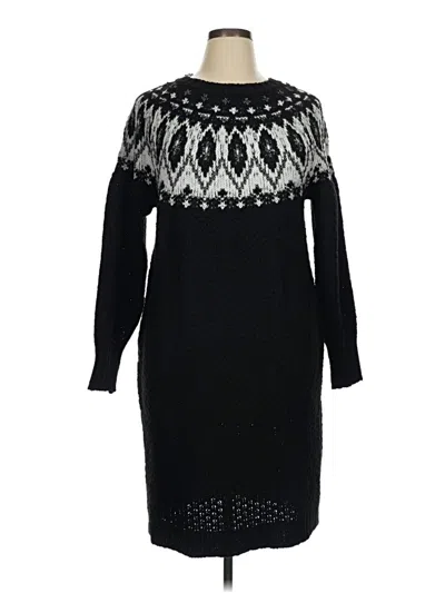 Pre-owned Lane Bryant Casual Dress In Black