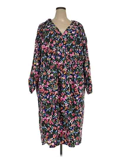 Pre-owned Lane Bryant Casual Dress In Black