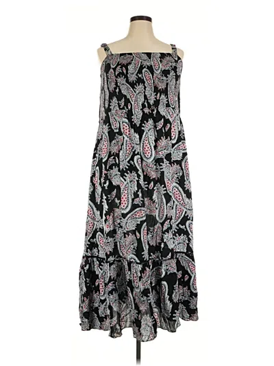 Pre-owned Lane Bryant Casual Dress In Black