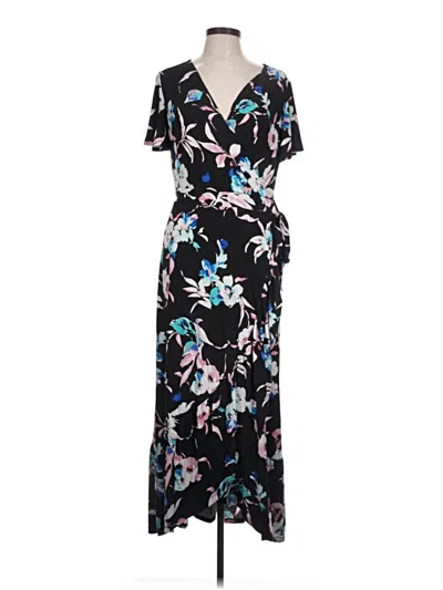 Pre-owned Lane Bryant Casual Dress In Black