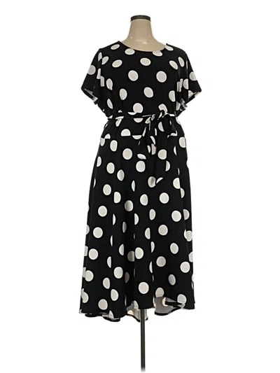 Pre-owned Lane Bryant Casual Dress In Black