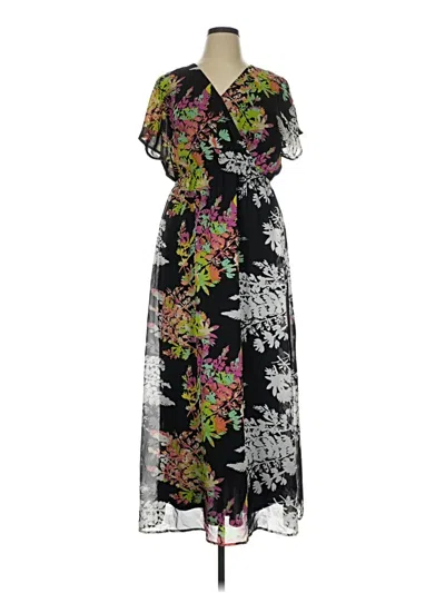 Pre-owned Lane Bryant Casual Dress In Black