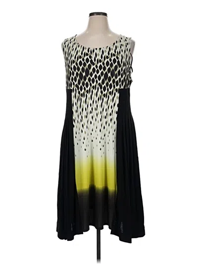 Pre-owned Lane Bryant Casual Dress In Black