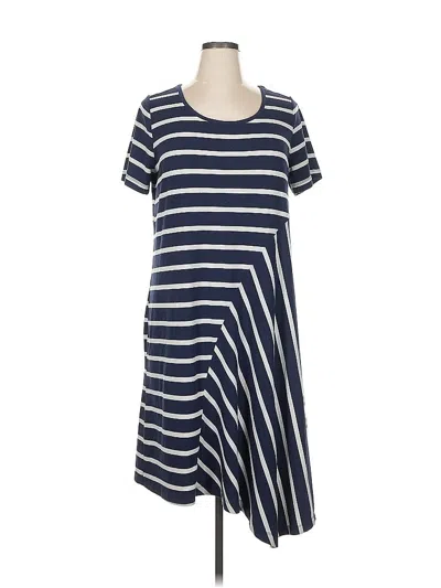 Pre-owned Lane Bryant Casual Dress In Blue