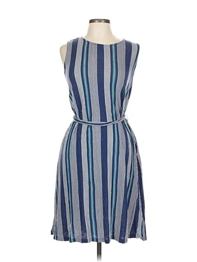 Pre-owned Lane Bryant Casual Dress In Blue