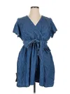 Lane Bryant Casual Dress In Blue