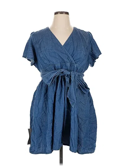 Lane Bryant Casual Dress In Blue