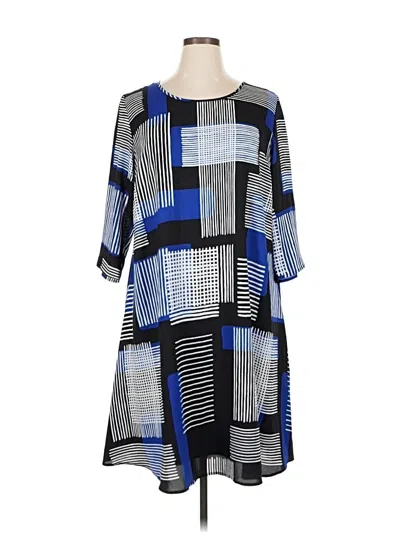 Pre-owned Lane Bryant Casual Dress In Blue
