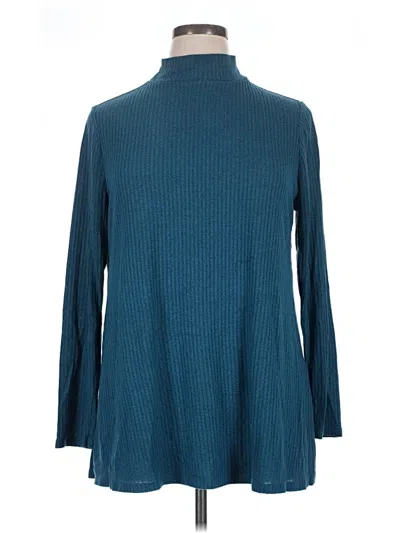 Pre-owned Lane Bryant Casual Dress In Blue