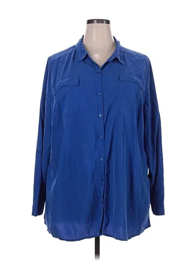 Pre-owned Lane Bryant Casual Dress In Blue