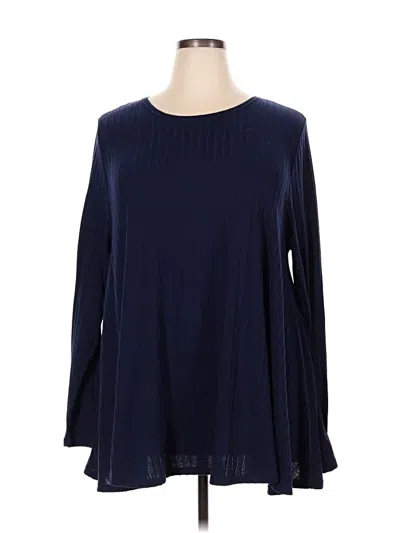 Pre-owned Lane Bryant Casual Dress In Blue