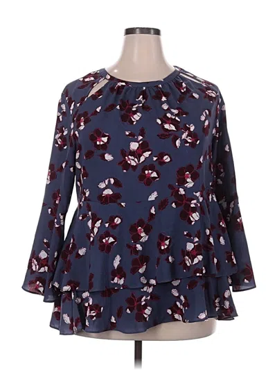 Pre-owned Lane Bryant Casual Dress In Blue