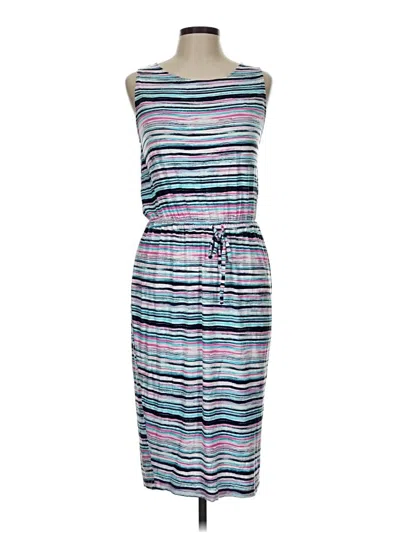 Pre-owned Lane Bryant Casual Dress In Blue