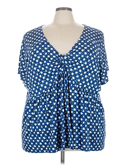 Pre-owned Lane Bryant Casual Dress In Blue