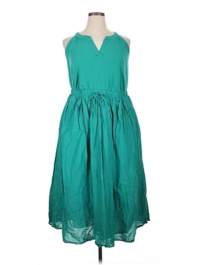 Pre-owned Lane Bryant Casual Dress In Blue