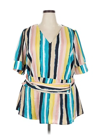 Pre-owned Lane Bryant Casual Dress In Blue