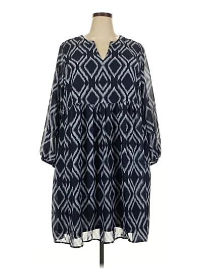 Lane Bryant Casual Dress In Black