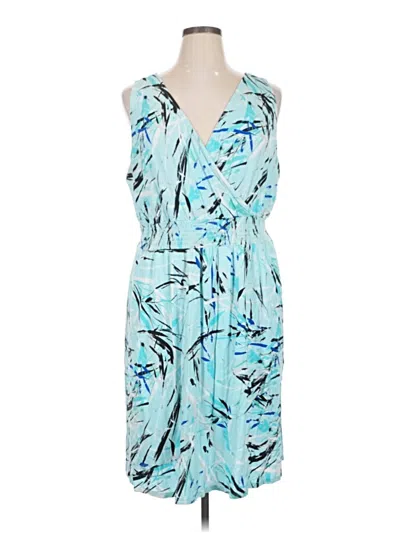 Pre-owned Lane Bryant Casual Dress In Blue